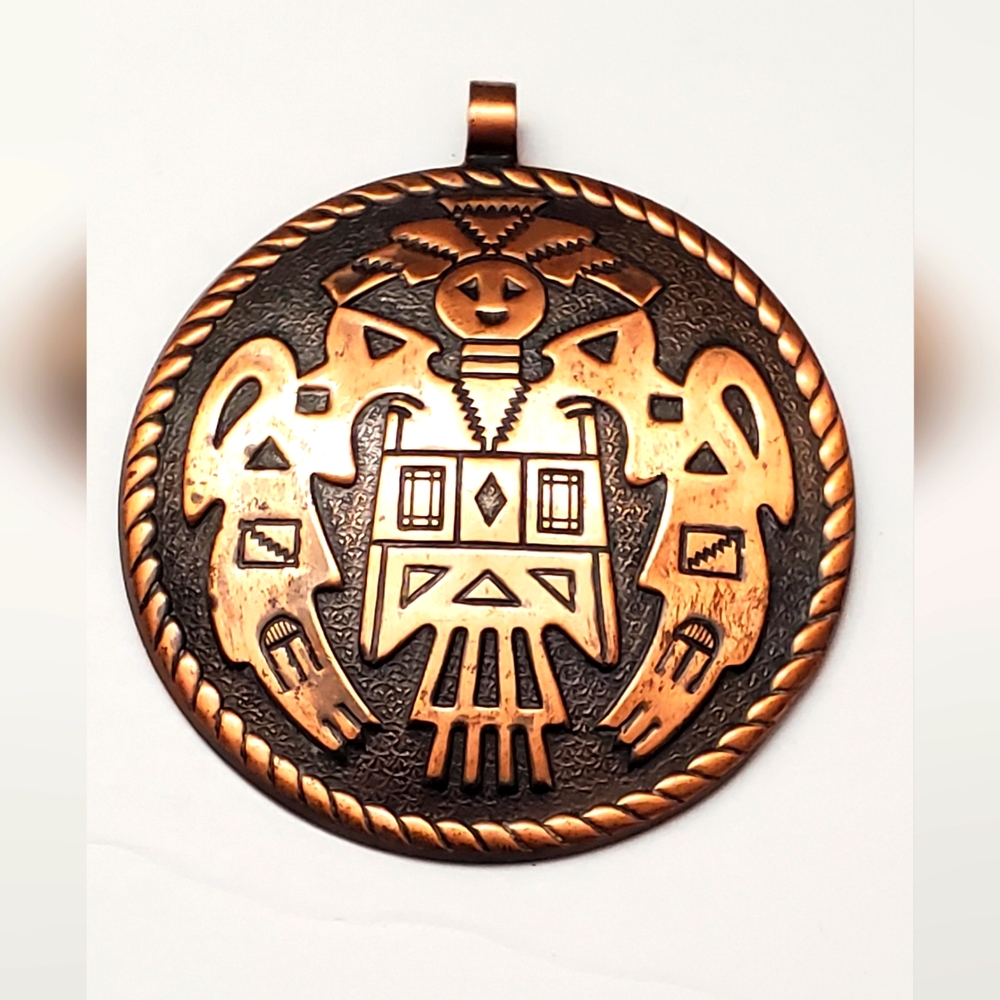 Vtg. Native American Kachina Pendant
